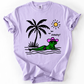 Hot Girl Summer, Funny Frog, Howdy, Beach, Summer, Sunshine, Comfort Colors T-Shirt
