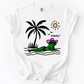 Hot Girl Summer, Funny Frog, Howdy, Beach, Summer, Sunshine, Comfort Colors T-Shirt