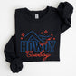 Howdy Cowboy, Neon, Las Vegas, Retro, Western, Country Sweatshirt