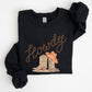 Howdy, Cowboy Boots, Western, Country, Cowgirl, Sweatshirt