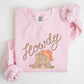 Howdy, Cowboy Boots, Western, Country, Cowgirl, Sweatshirt