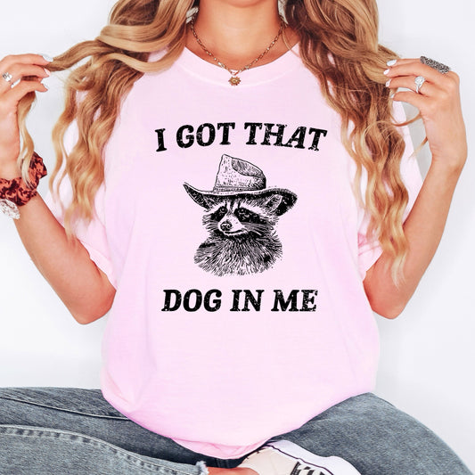 I Got That Dog In Me, Raccoon, Meme, Aesthetic, Funny, Comfort Colors Tshirt