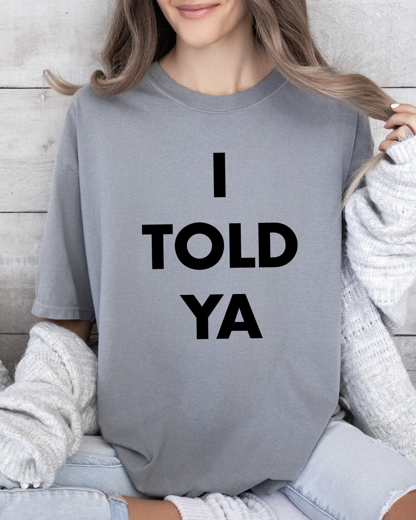 I Told Ya, Challengers, Movie, Trend, Tennis Tshirt Comfort Colors T-Shirt
