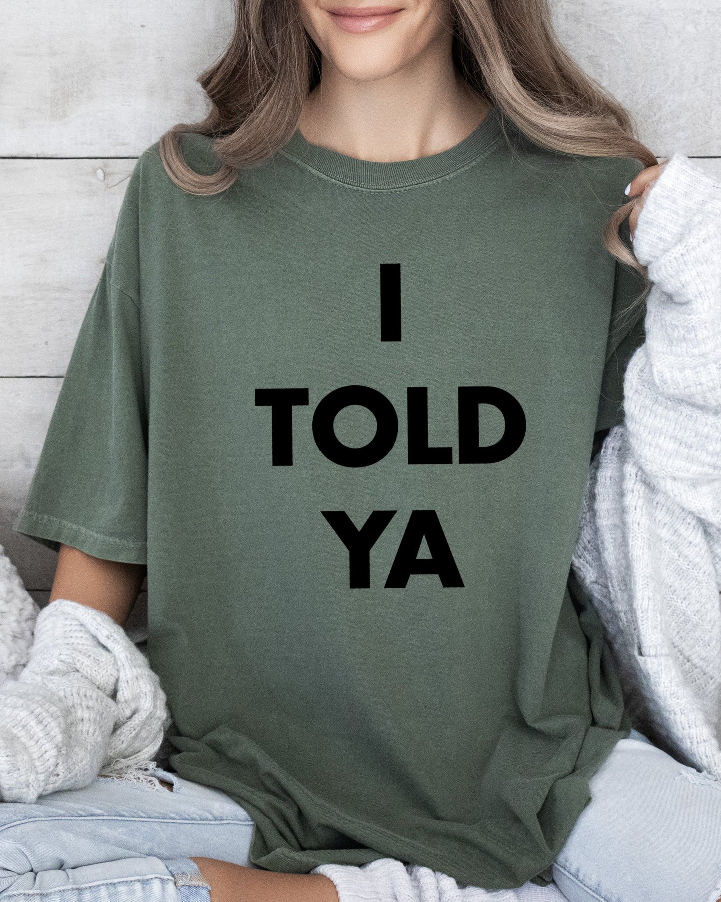 I Told Ya, Challengers, Movie, Trend, Tennis Tshirt Comfort Colors T-Shirt