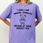 I Wish I Had Mental Stability Instead Of These Perfect Tits, Funny, Rude, Sexy, Aesthetic, Bear Shirt Comfort Colors T-Shirt
