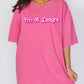 I'm A Delight, Doll, Movie, Funny, Sassy, Humorous, Pink, Tshirt Comfort Colors T-Shirt
