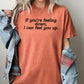 If You're Feeling Down, I Can Feel You Up, Funny, Vulgar, Rude, Aesthetic, Sexy Shirt Comfort Colors T-Shirt