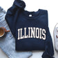 Illinois, Football, Sports, Game Day, Big Game, Touchdown, Tailgate Party, University, College, State Sweatshirt