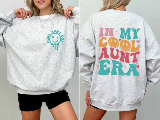 In My Cool Aunt Era, Auntie, Mother's Day Sweatshirt
