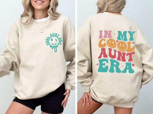 In My Cool Aunt Era, Auntie, Mother's Day Sweatshirt