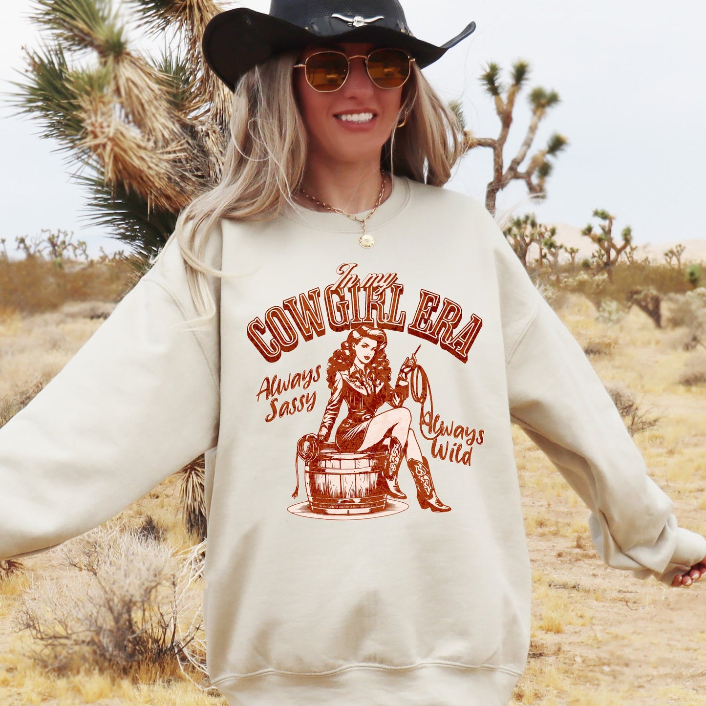 In My Cowgirl Era, Sassy, Western, Country Sweatshirt