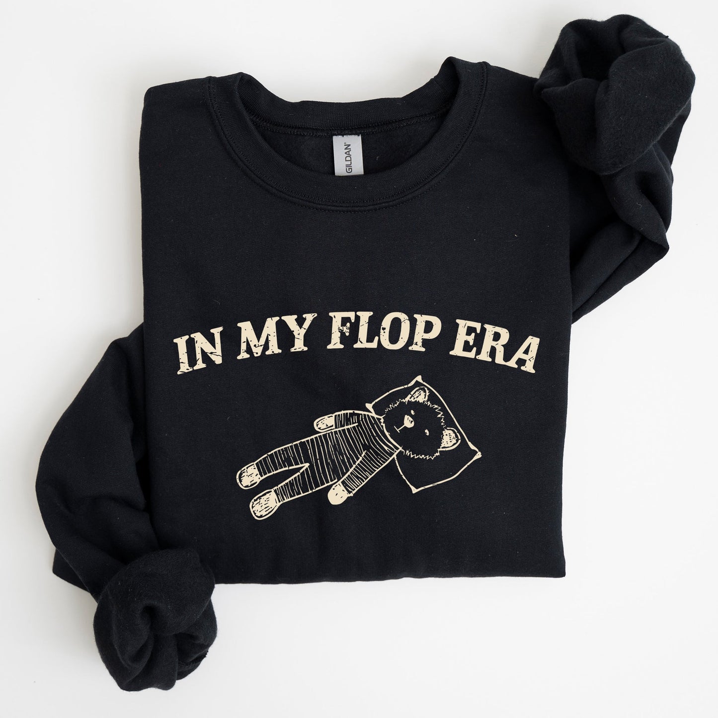 In My Flop Era, Bear, Meme, Aesthetic, Funny Sweatshirt
