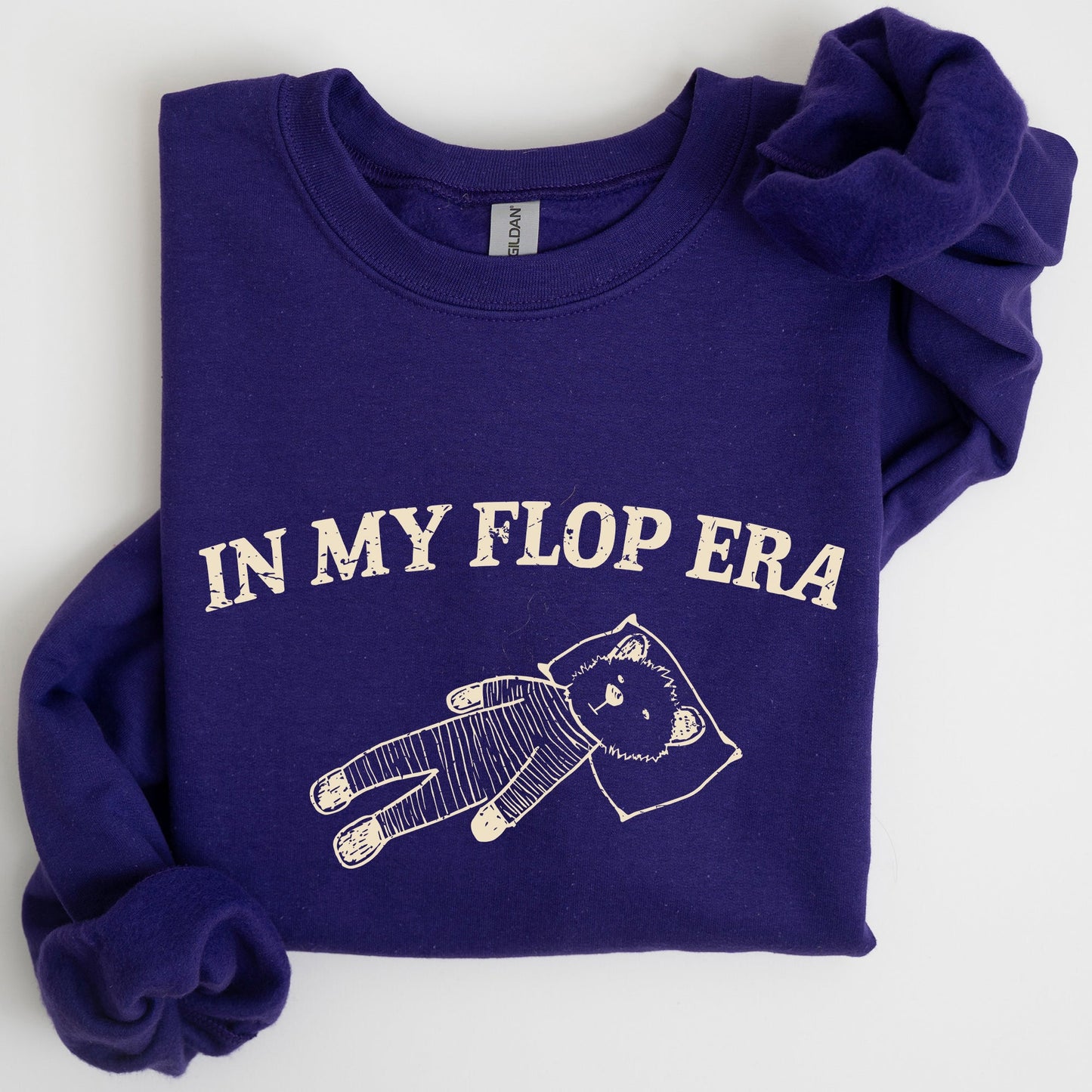 In My Flop Era, Bear, Meme, Aesthetic, Funny Sweatshirt