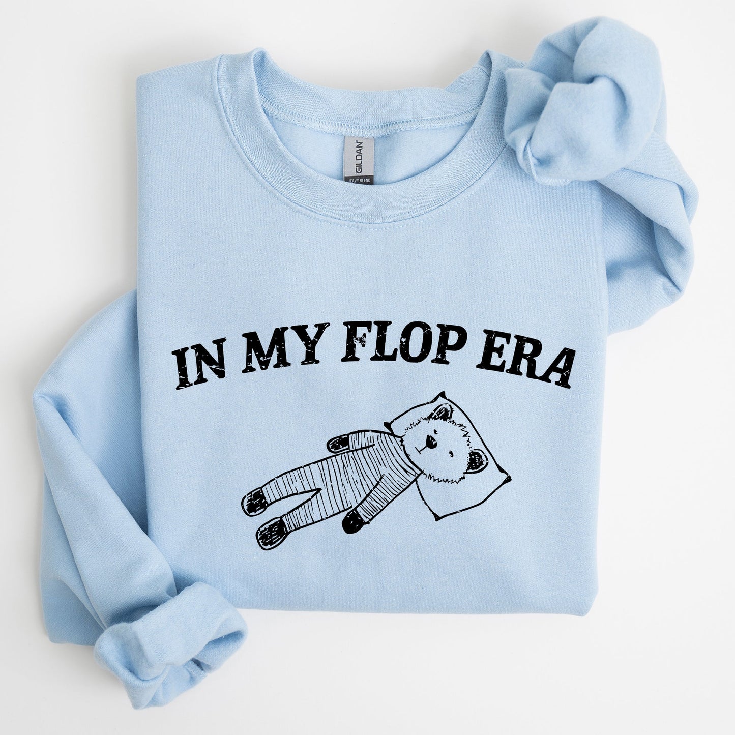 In My Flop Era, Bear, Meme, Aesthetic, Funny Sweatshirt