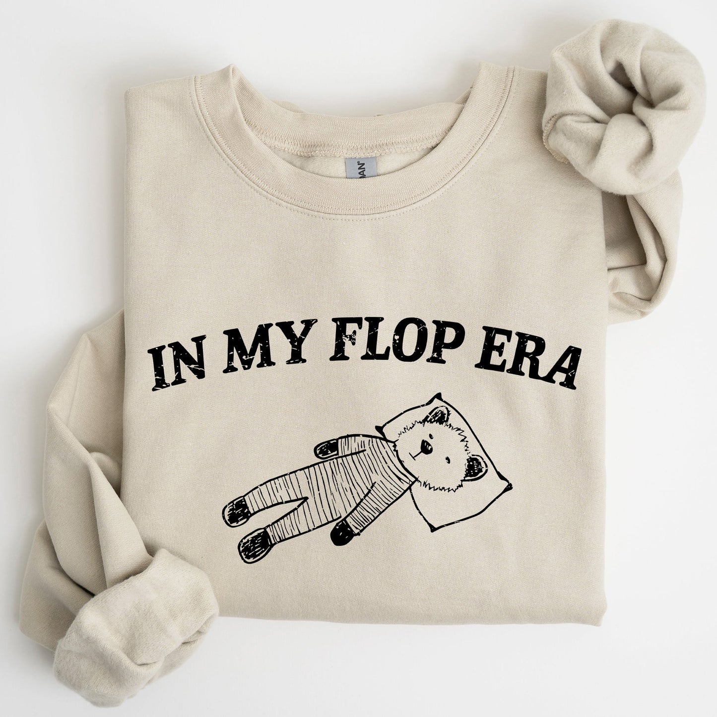 In My Flop Era, Bear, Meme, Aesthetic, Funny Sweatshirt