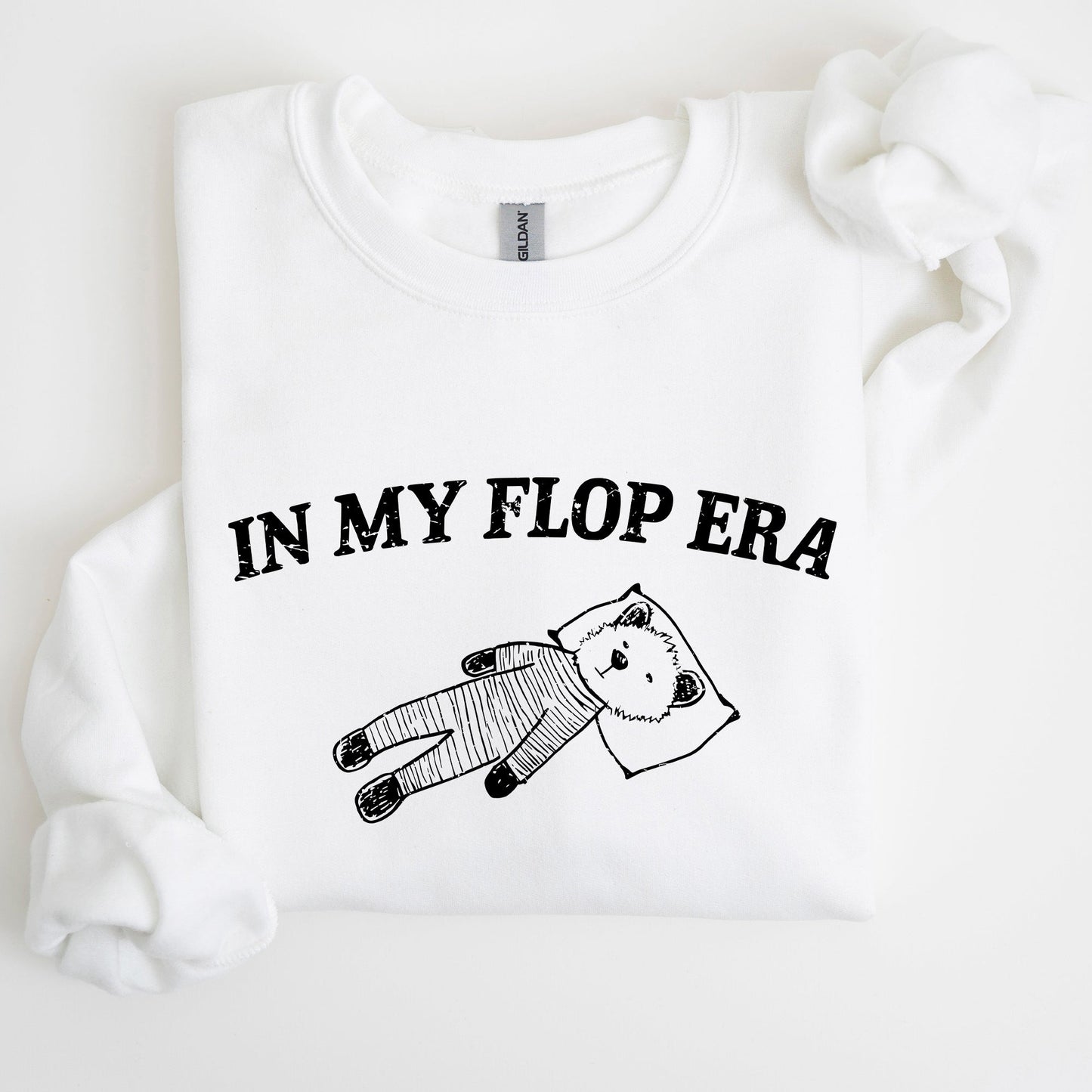 In My Flop Era, Bear, Meme, Aesthetic, Funny Sweatshirt