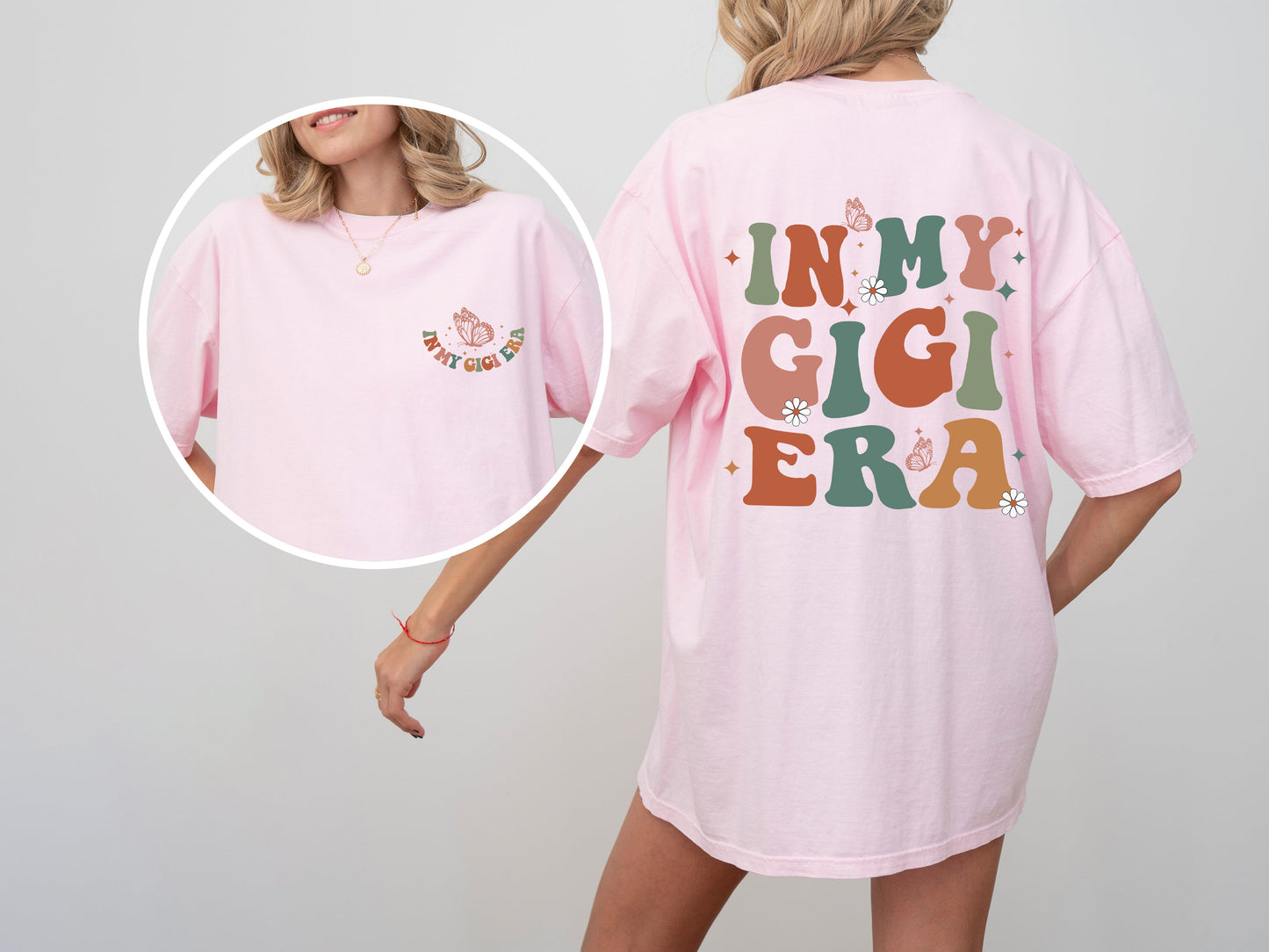In My Gigi Era, Grandma, Nana, Mom Era, Mother's Day, Tshirt Comfort Colors T-Shirt