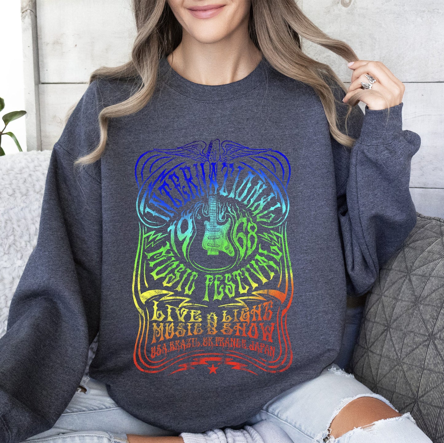 International Music Festival, Concert Poster Sweatshirt