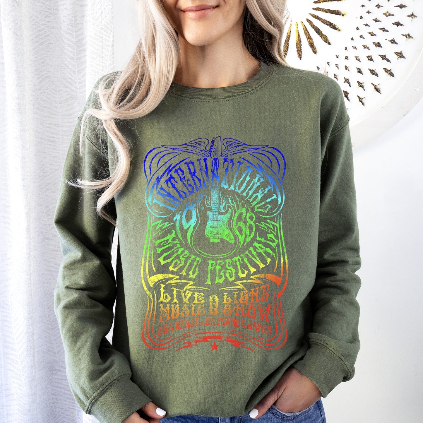 International Music Festival, Concert Poster Sweatshirt