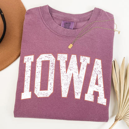 Iowa, Football, Sports, Game Day, Big Game, Touchdown, Tailgate Party, University, College, State Tshirt Comfort Colors T-Shirt