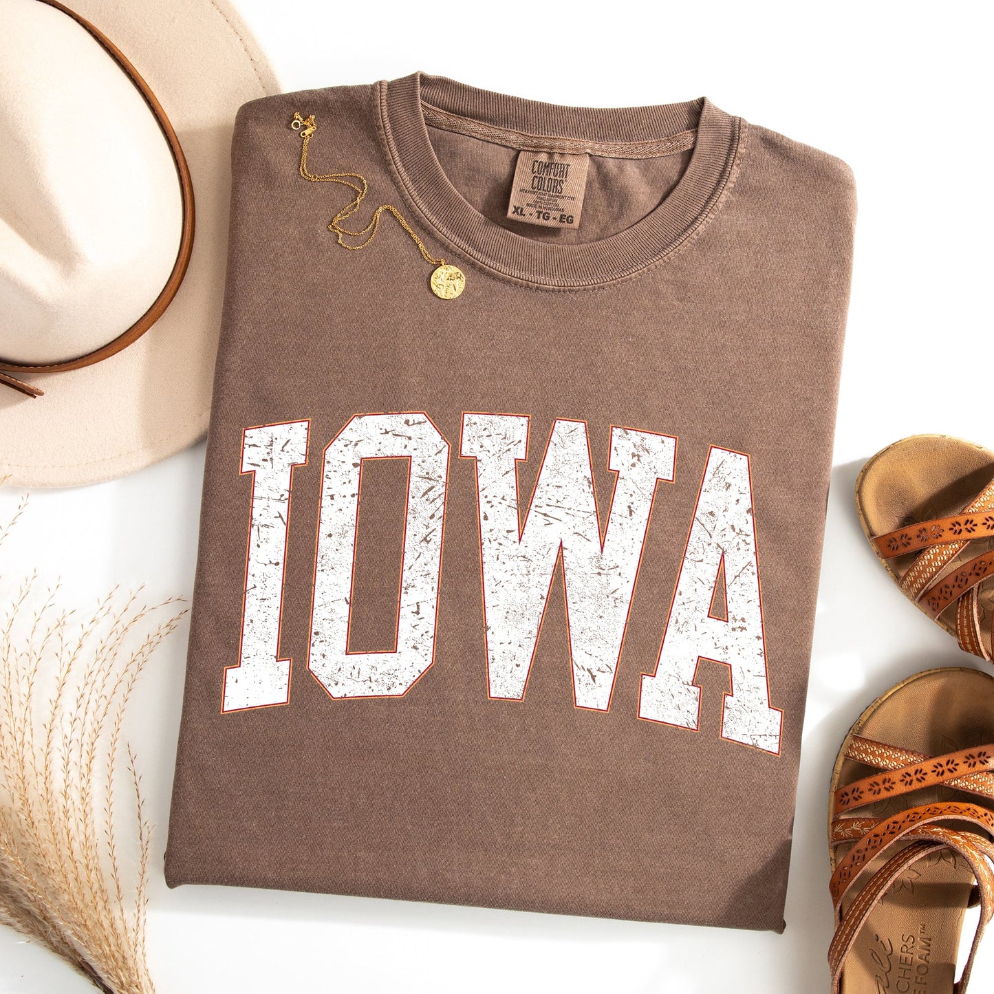 Iowa, Football, Sports, Game Day, Big Game, Touchdown, Tailgate Party, University, College, State Tshirt Comfort Colors T-Shirt