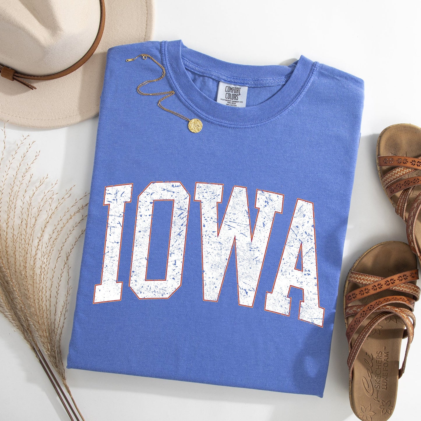 Iowa, Football, Sports, Game Day, Big Game, Touchdown, Tailgate Party, University, College, State Tshirt Comfort Colors T-Shirt