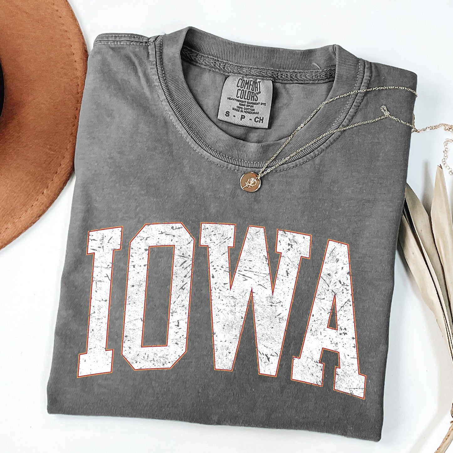 Iowa, Football, Sports, Game Day, Big Game, Touchdown, Tailgate Party, University, College, State Tshirt Comfort Colors T-Shirt