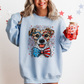 Jack Russell Terrier Patriotic Dog, USA, America, Pet Lover, 4th of July Sweatshirt