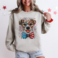 Jack Russell Terrier Patriotic Dog, USA, America, Pet Lover, 4th of July Sweatshirt