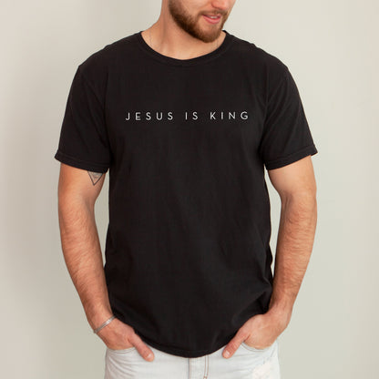 Jesus Is King, Minimalist, Religious, Faith, Gospel, Christian Tshirt Comfort Colors T-Shirt