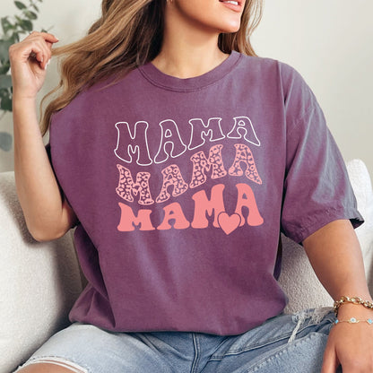 Retro Mama, Vintage Comfort Colors Tshirt