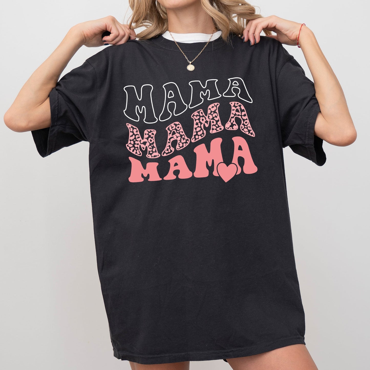 Retro Mama, Vintage Comfort Colors Tshirt