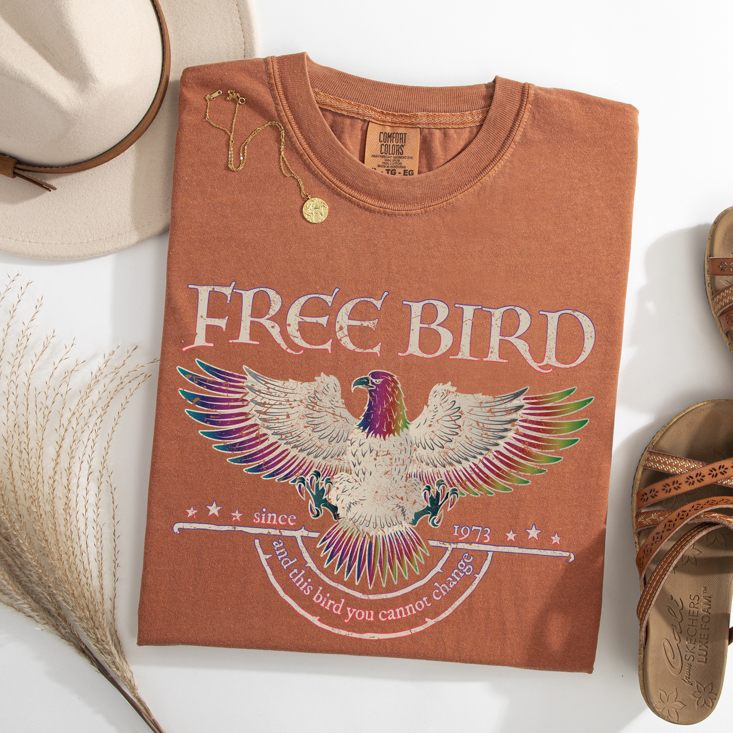 Free Bird Shirt, Comfort Colors Band TShirt, Old School Band T-shirt, Retro Music Shirt, Rock Band Tee