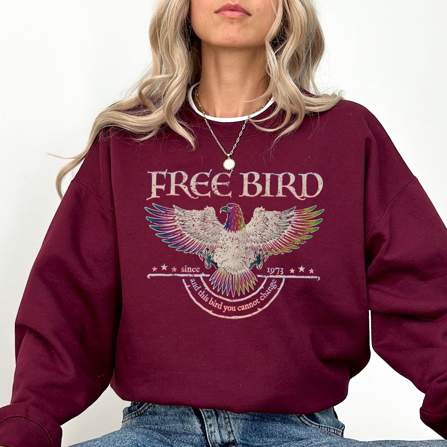 Free Bird, Band, Old School Band, Retro Music, Rock Band Sweatshirt