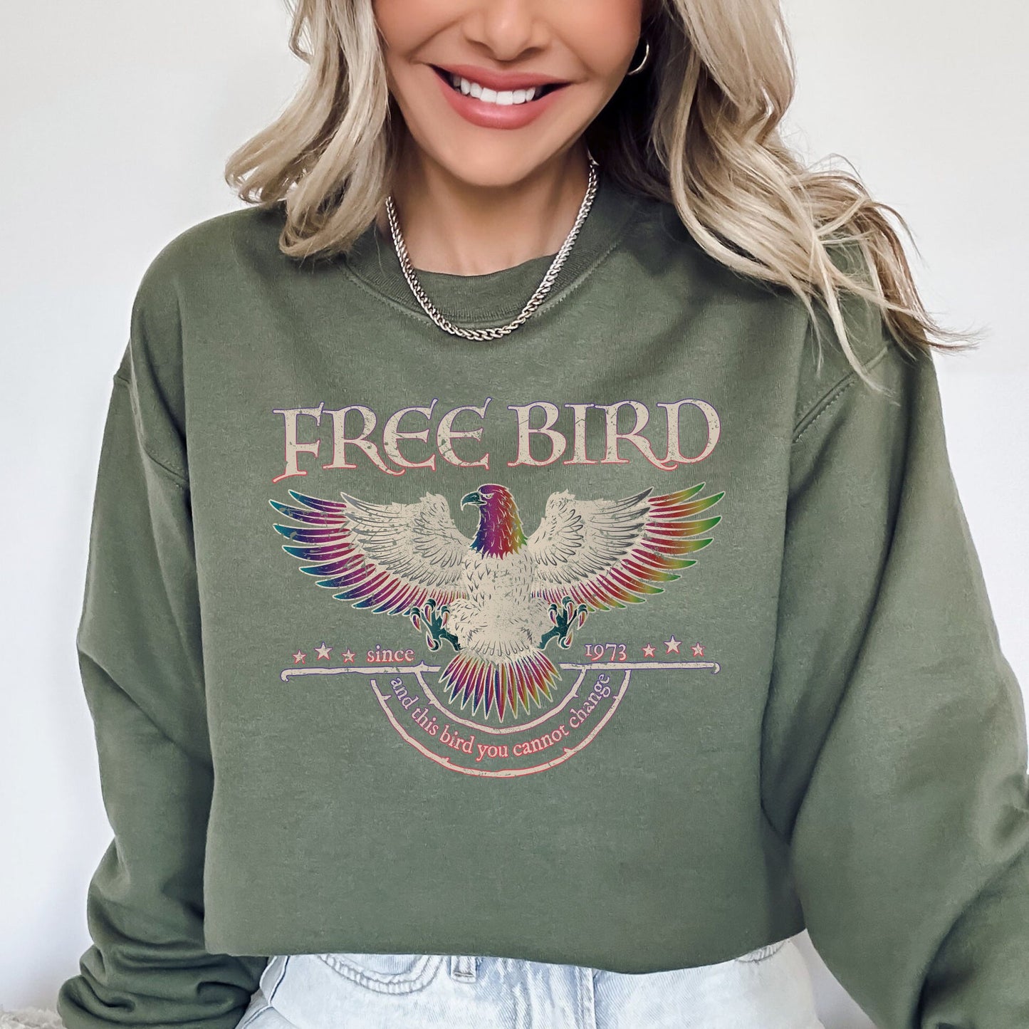 Free Bird, Band, Old School Band, Retro Music, Rock Band Sweatshirt