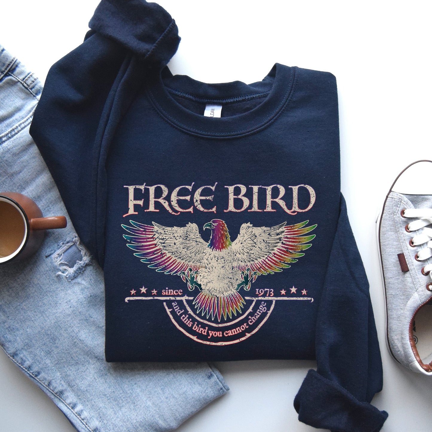 Free Bird, Band, Old School Band, Retro Music, Rock Band Sweatshirt