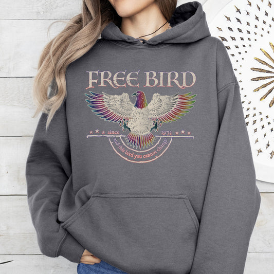 Free Bird, Band, Old School Band, Retro Music, Rock Band Hoodie, Hooded Sweatshirt