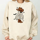 Mini Cowboy Ghost, Funny, Retro, Aesthetic, Vintage Sweatshirt