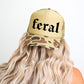 Feral Camo Snapback Trucker Hat