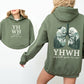 YHWH Lungs Christian, Front and Back, Every Breath Speak His Name, Hebrew, Name of God, Faith Apparel Hoodie, Hooded Sweatshirt