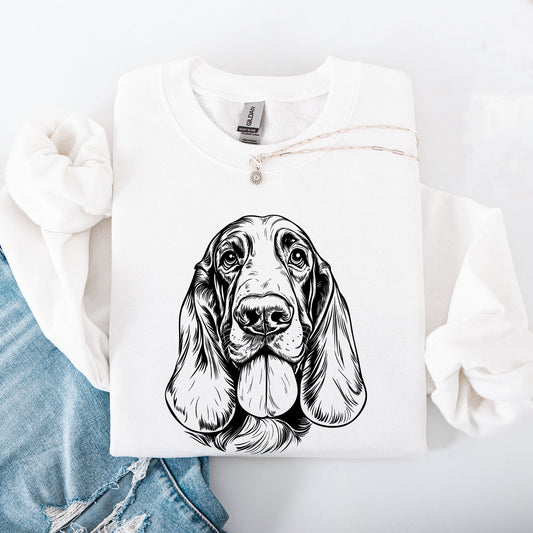Basset Hound, Pet, Dog Breed Sweatshirt
