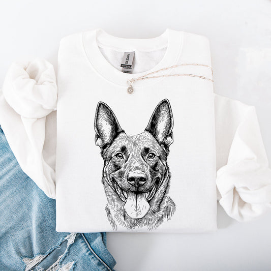 Belgian Malinois, Pet, Dog Breed Sweatshirt