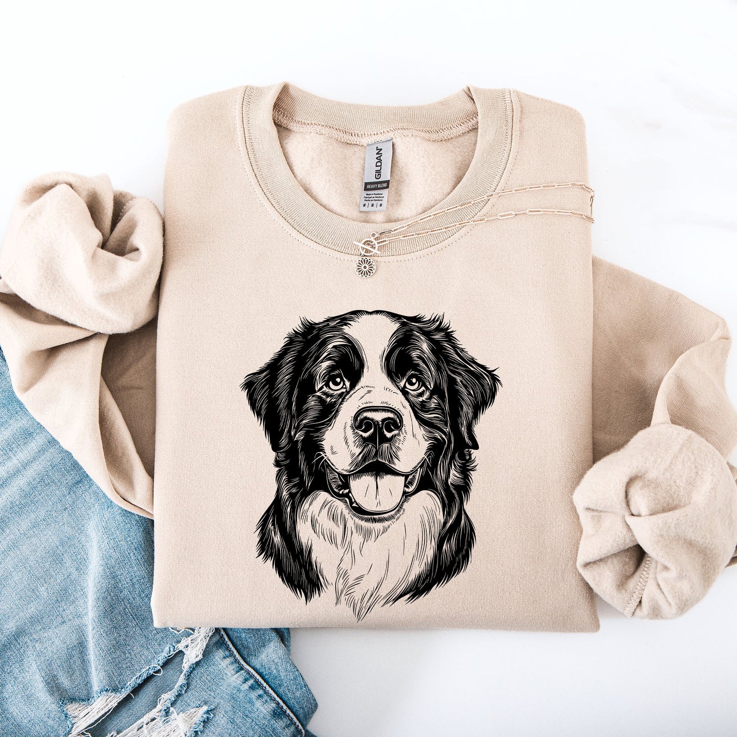 Bernese Mountain, Pet, Dog Breed Sweatshirt