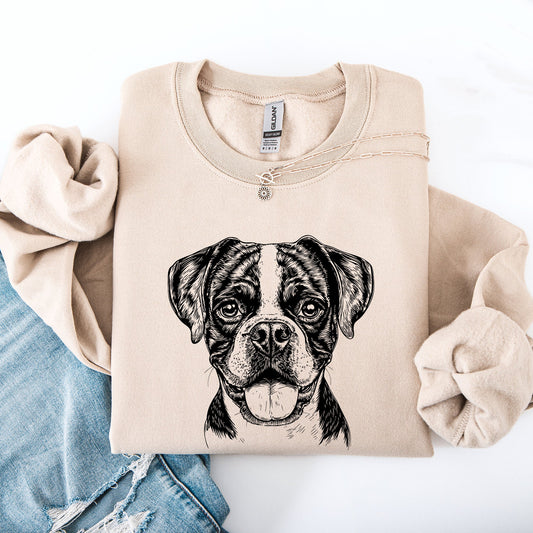 Boxer, Pet, Dog Breed Sweatshirt