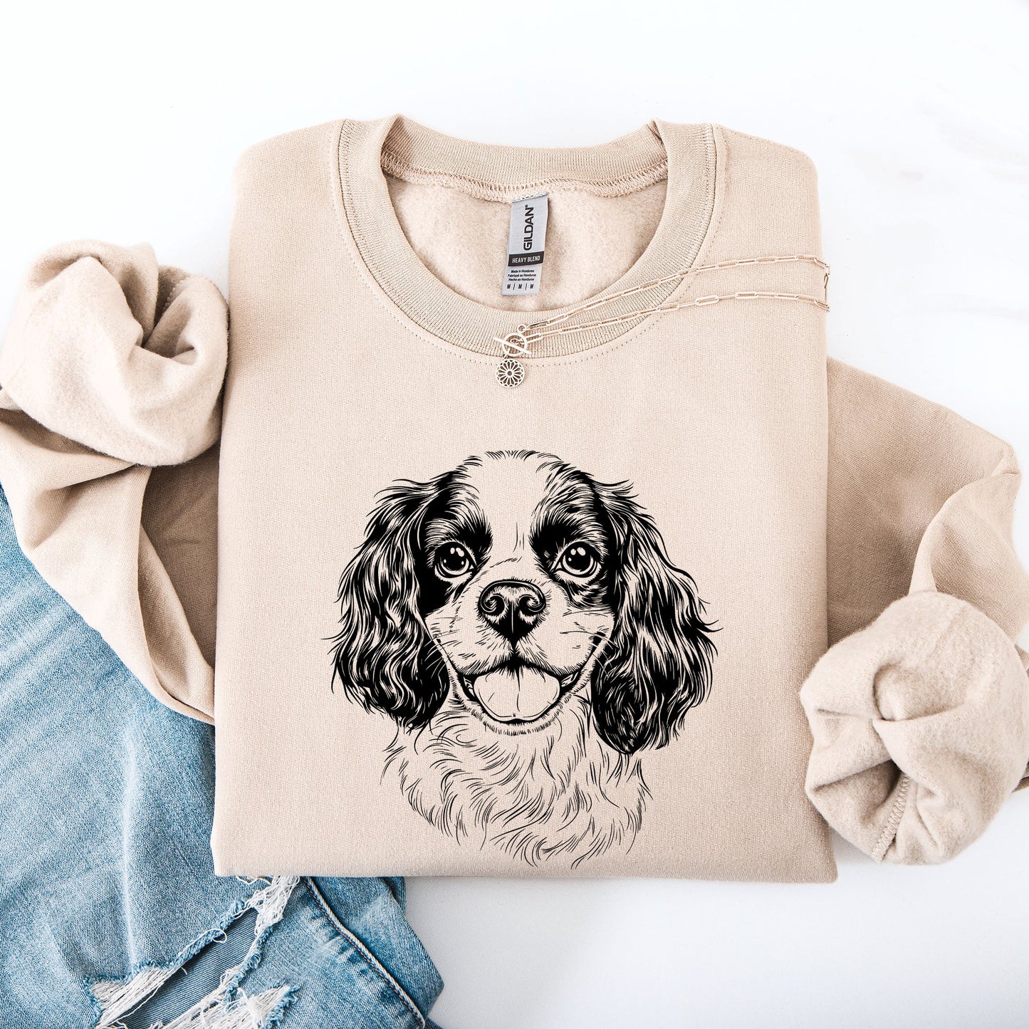 Cavalier King Charles, Pet, Dog Breed Sweatshirt