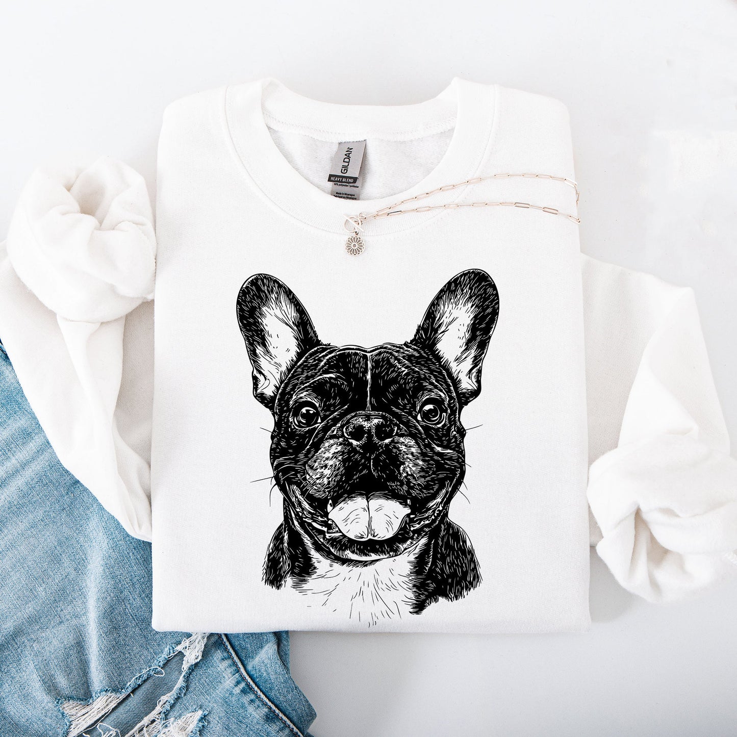 Frenchie, French Bulldog, Pet, Dog Breed Sweatshirt