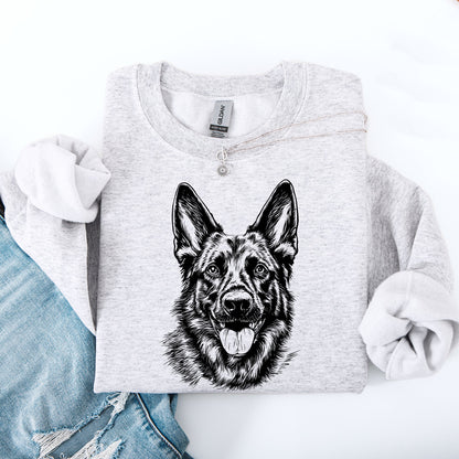 German Shepherd, Pet, Dog Breed Sweatshirt