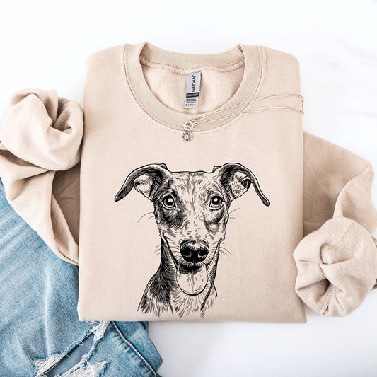 Grey Hound, Pet, Dog Breed Sweatshirt