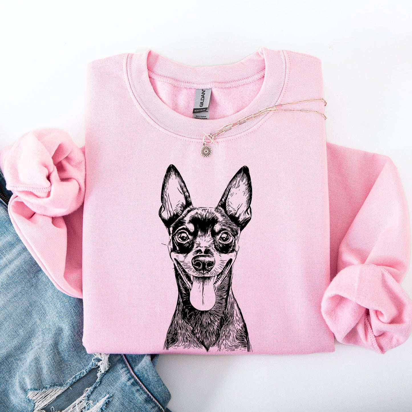Miniature Pinscher, Min Pin, Pet, Dog Breed Sweatshirt