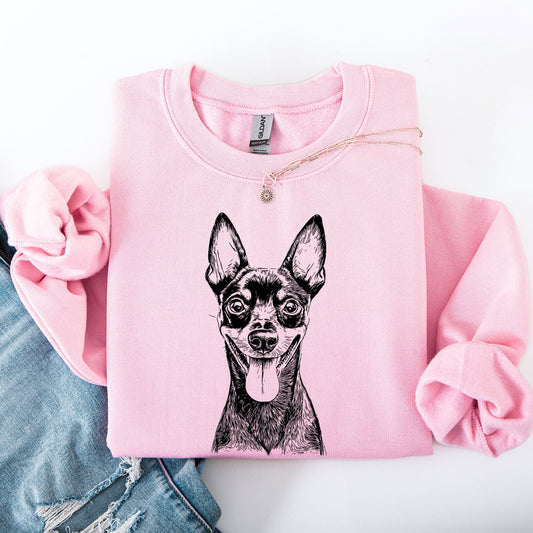 Miniature Pinscher, Min Pin, Pet, Dog Breed Sweatshirt